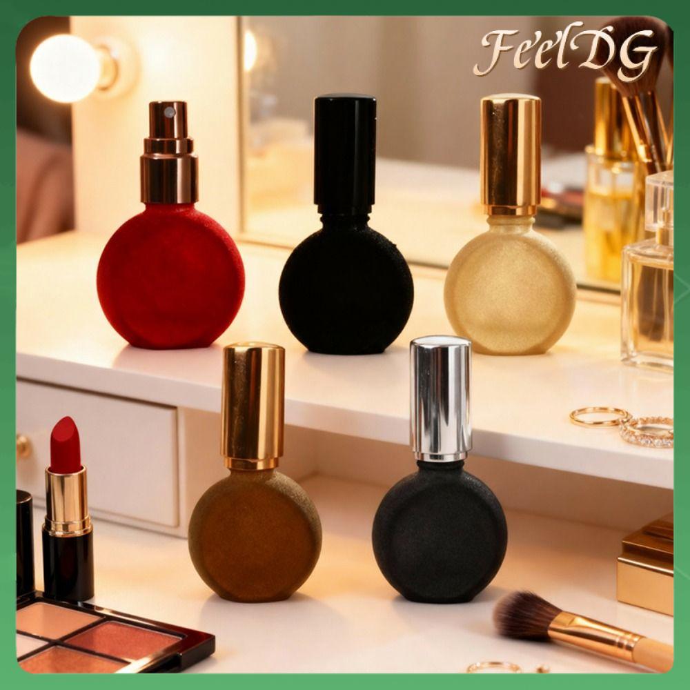 FEELDG Đổ xô Chai nước hoa Chống rò rỉ Có thể nạp lại Hộp đựng mỹ phẩm lỏng  5ml Chai xịt nước hoa dành cho phụ nữ và các cô gái