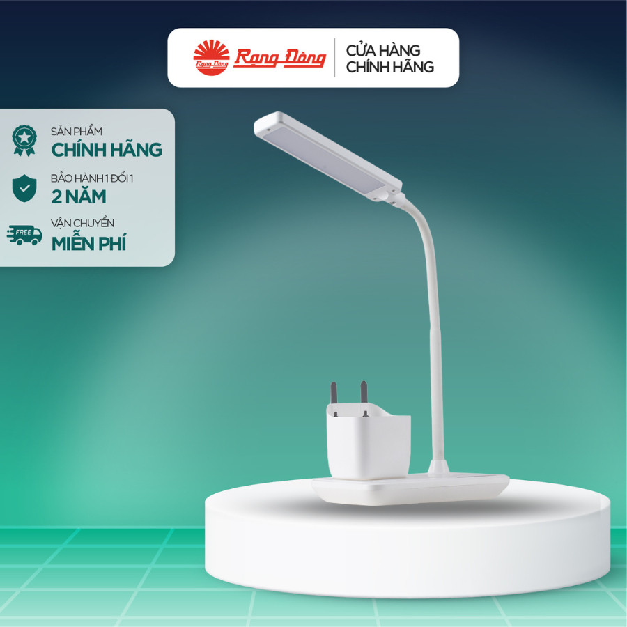 Đèn bàn học cảm ứng cao cấp Rạng Đông 6W Model RD-RL-45 6W