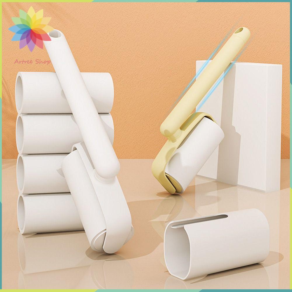 HETU070703. Có thể thay thế Giấy cuộn dính Tiện lợi Di động Bàn chải vệ sinh Chất lượng cao Có thể xé được Bàn chải con lăn lau bụi Hộ gia đình