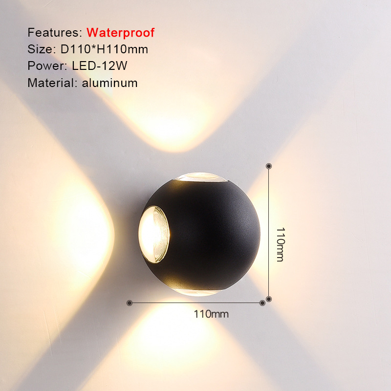 LED Outdoor Wall Light Waterproof IP65 Modern Lighting For Hotel Garden Corridor Indoor Wall Lamp Living room Bedroom Decoration