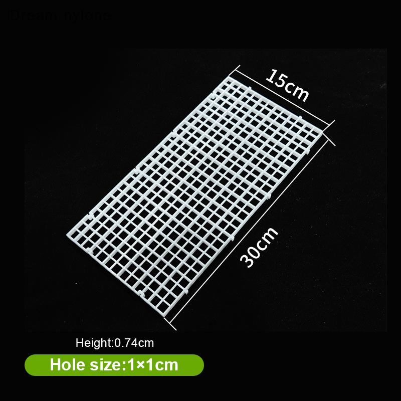 Dream nylone Có thể tháo rời spliceable Fish Tank cô lập tấm trên bìa Net dưới bộ lọc khung lưới dưới tấm lọc chia tấm - 5