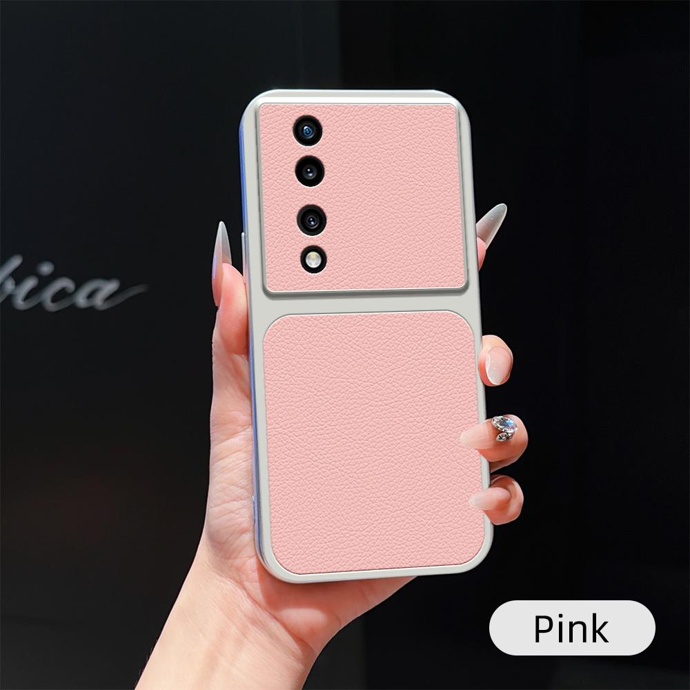 Luxury Lychee Leather Shockproof Phone Case For Honor 70 Pro Honor 60 Pro Instantly Turn Full Bumper Matte Cover - Image 4