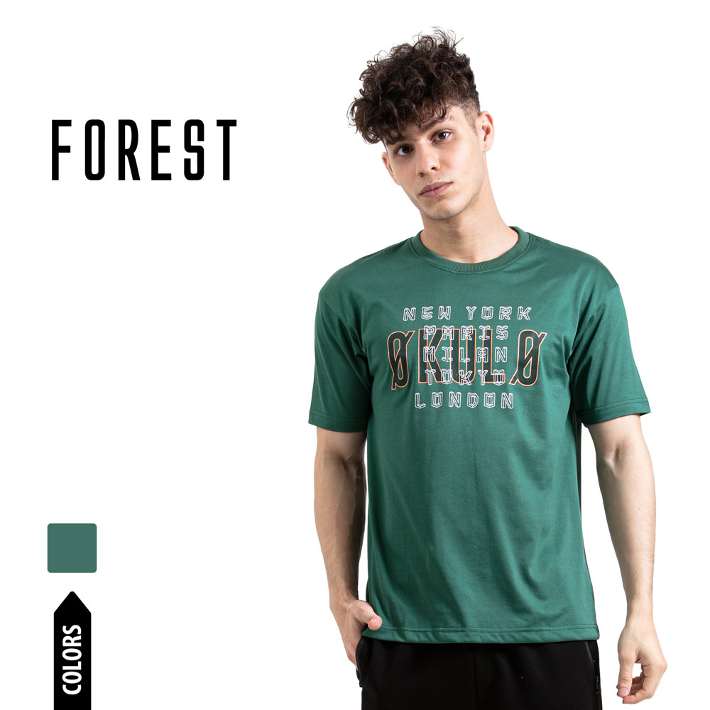 Forest Oversized Graphic Tee Crew Neck Short Sleeve T Shirt Men | Oversized Shirt Men - 621343