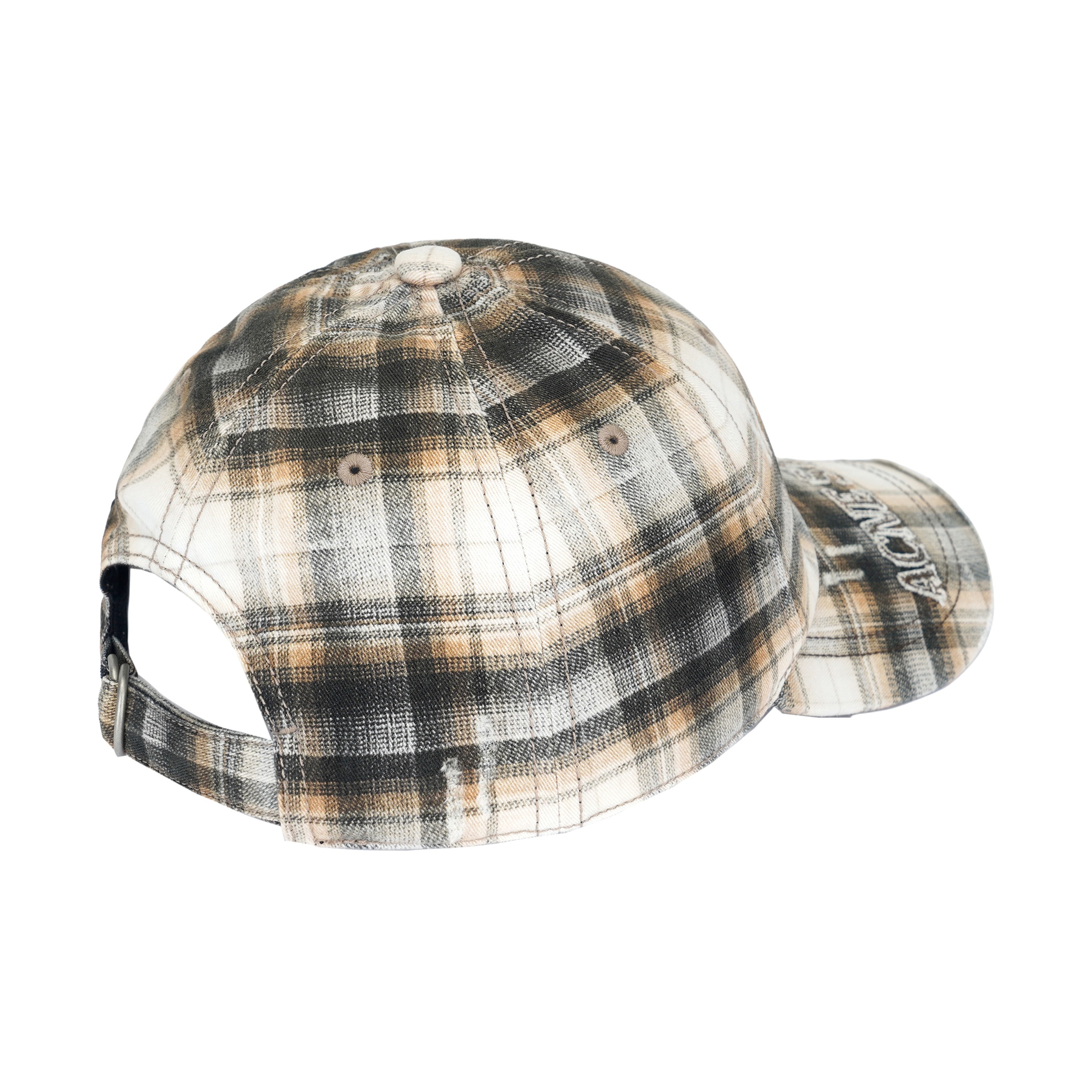 Acne Studios Organic Cotton Baseball Caps Unisex Brown