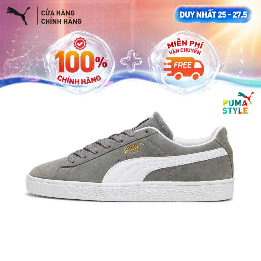 Giày Thời Trang PUMA Unisex Suede Classic Màu Xám