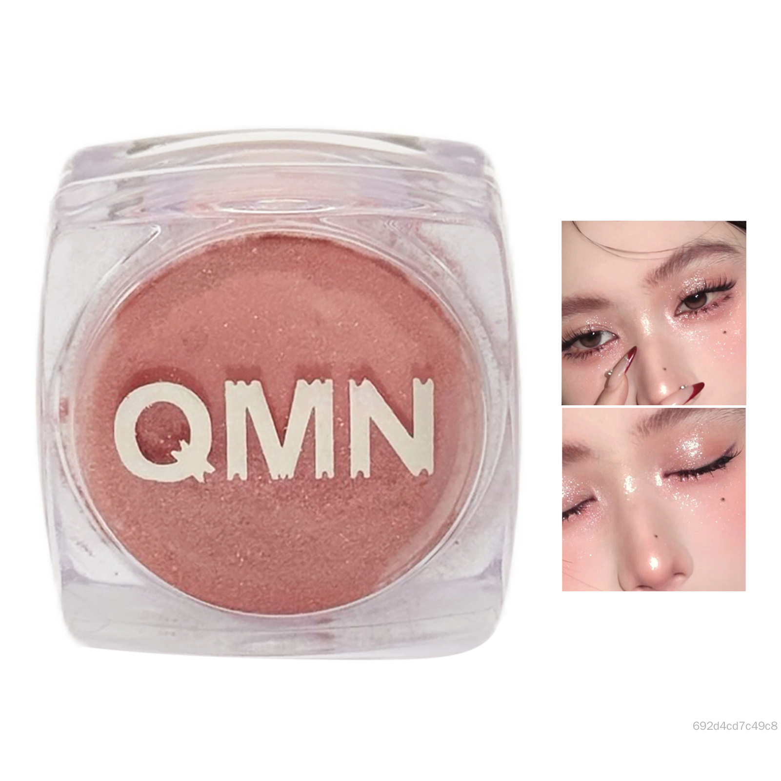 Phấn phủ dạng bột QMN High Gloss Loose Powder Shining Natural Ba chiều tạo khối cho khuôn mặt Phấn phủ dạng bột ngọc trai sáng bóng lấp lánh TRU-VN