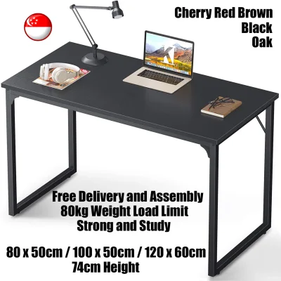 Study Table Computer Desk Sturdy and Firm Writing Desk 80 x 50cm | 100 x 50cm | 120 x 60cm | 140 x 60cm