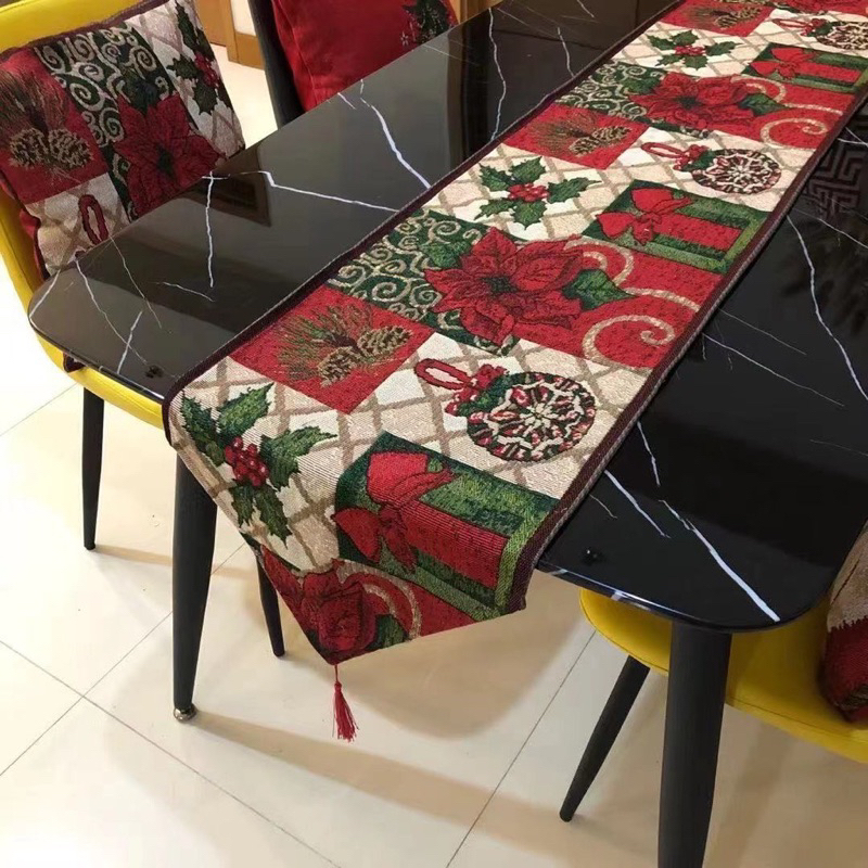 Christmas table runner 230x33 cm tablecloth Christmas table runner Christmas decoration table runner