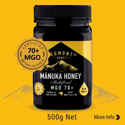 Egmont Manuka Honey MGO 70+ 500g