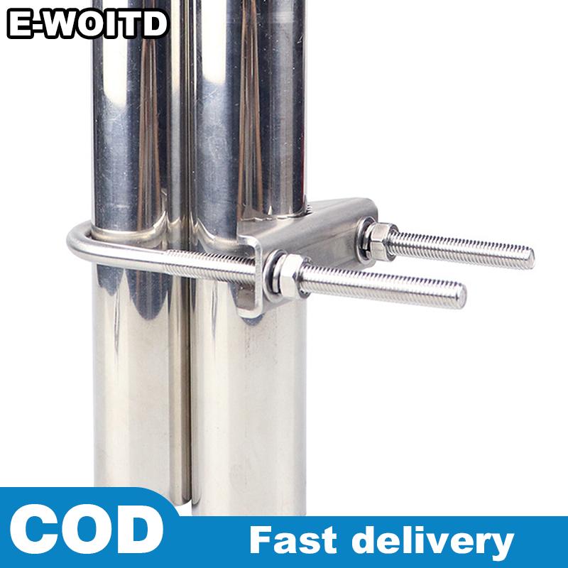 E-WOITD M6 U Bu Lông Gắn Phần Cứng Nhiệm Vụ Nặng Nề Chống Gỉ Mast Để Mast Kẹp V Hàm Khối Núi Khung Kit Cho Bên Ngoài Nhà Antenna