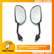 MOTORCYCLE SIDE MIRROR 1 PAIR #040