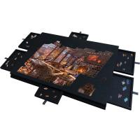 HOUCHU Felt 1000 Piece Tilting Puzzle Board 2-in-1 1000 Piece Puzzle Storage Saver Puzzle Table Foldable Puzzle Storage Pad Home Use