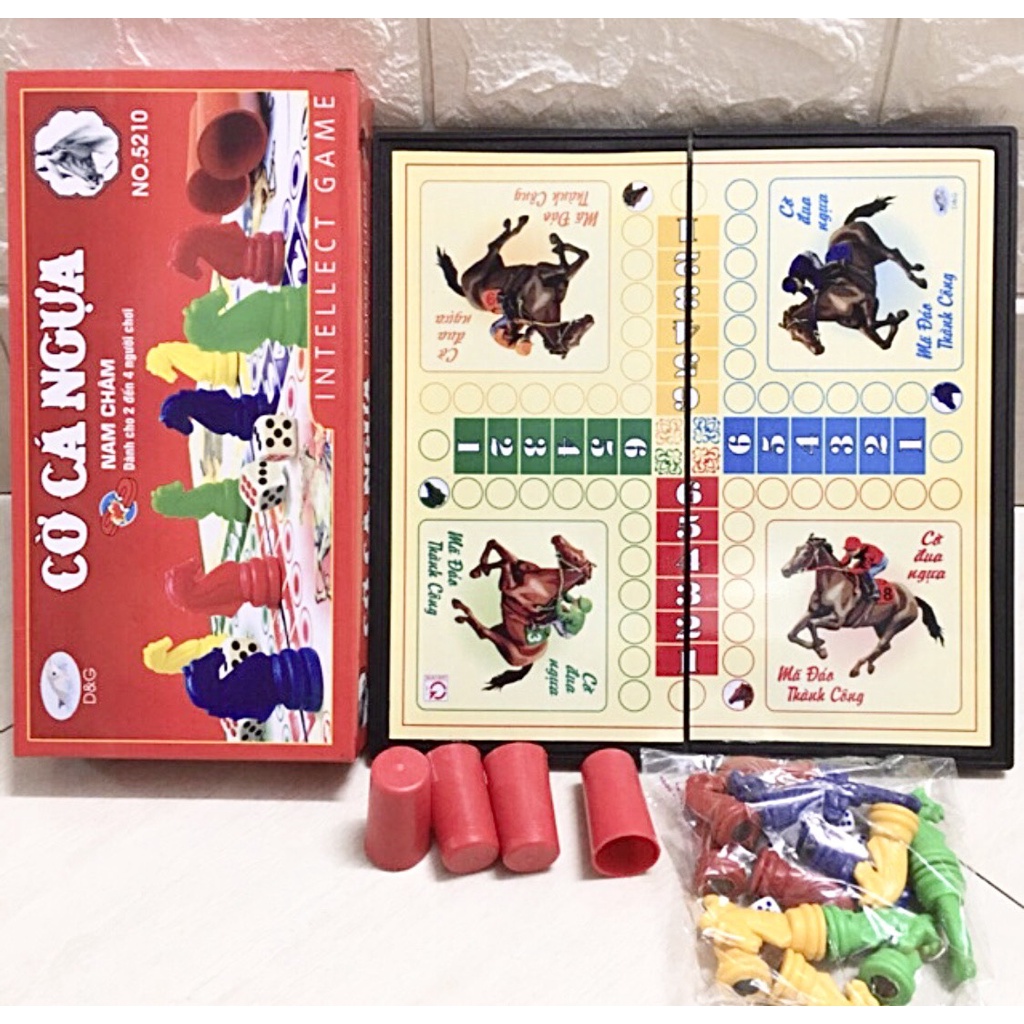  Bộ Cờ Cá Ngựa Nam Châm Cao Cấp Cỡ Đại Size 42x42 cm 