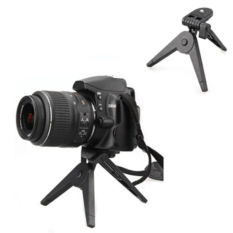 Hot-Bán Phổ gấp tiện lợi giá ba chân Cho Máy Ảnh DV Máy Quay Phim DSLR máy ảnh SLR Giá Ba Chân Phụ Kiện Dây Đeo Vành Đai