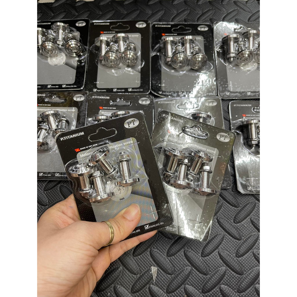 4 con ốc Salaya Inox bắt cốp yên xe dream