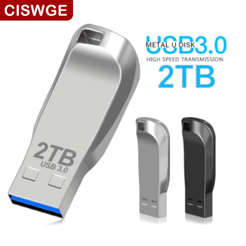 [COD] CISWGE SHOP 2TB แฟลชไดรฟ์โลหะ USB 3.0 PEN Drive 2TB USB แฟลชไดรฟ์1TB ความเร็วสูง USB กันน้ำ USB Flash Disk อะแดปเตอร์ TYPE-C อัพเกรดใหม่ ราคา 103 บาท*ส่งฟรี