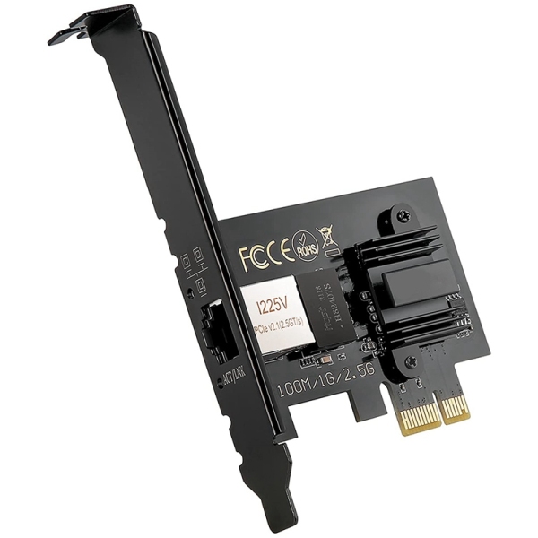2.5GBase-T PCIe Network Adapter I225V 2.5G/1G/100Mbps PCI Express Gigabit Ethernet Card RJ45 LAN Adapter Converter