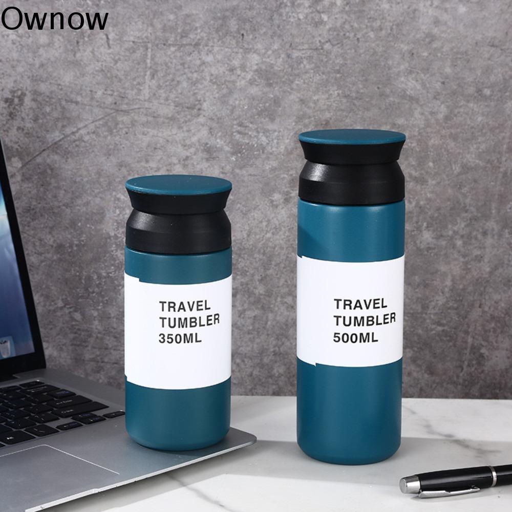 OWNOW 350/500ml Bình giữ nhiệt Thép không gỉ 304 Tường đôi Chai nước cách nhiệt Di động Phong cách Nhật Bản Bình chân không Xe hơi