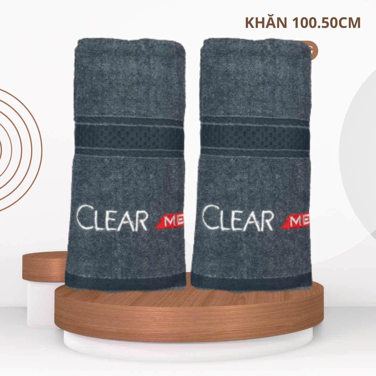 Khăn mặt khăn tắm Clear Men 50x100cm - Chất lượng tốt trọng lượng khăn 200gr - hàng khuyến mãi