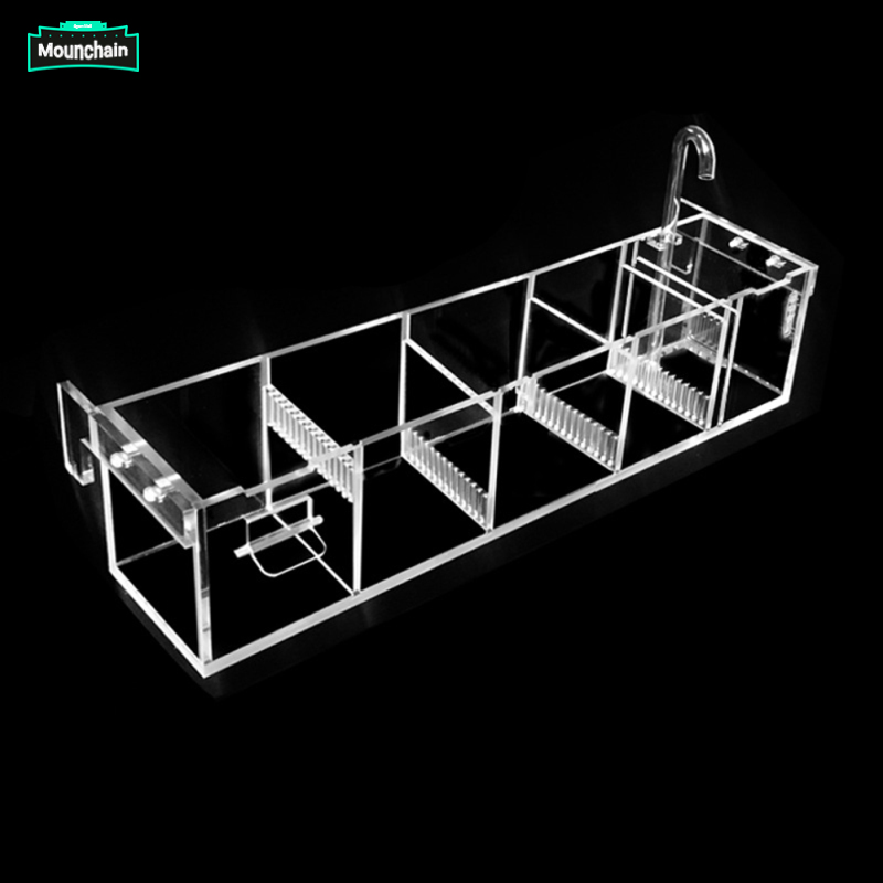 Hang On Aquarium Filter Transparent Acrylic Aquarium Filter Boxes Multi-Layer Aquarium Filter For Fish Tank Aquarium ราคา 1,010 บาท*ส่งฟรี