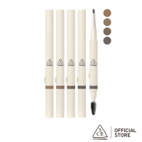 3CE Easy Brow Designing Pencil Brow pencil matte and soft texture blends seamlessly for the most natural-looking brows