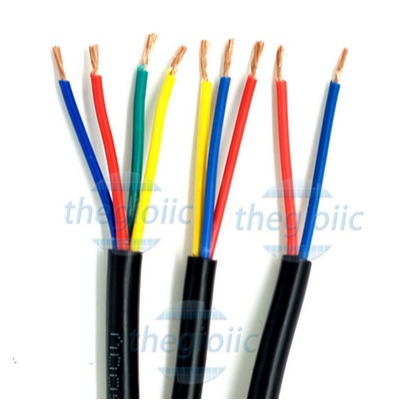 Dây Cáp Đồng 4 Lõi RVV 4x0.5 0.5mm2 Vỏ PVC//SKU:22 smarthcm