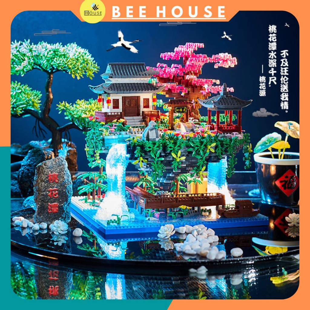 Đồ chơi lắp ghép kiến trúc thế giới cung điện louvre mô hình cung điện cho người lớn xếp hình taj ma