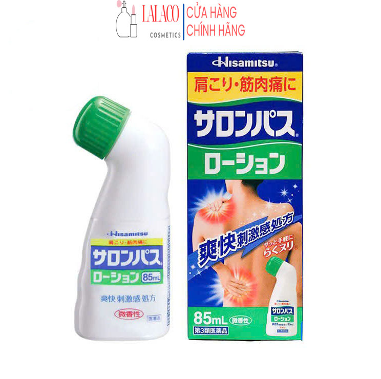  Dầu Xoa Bóp Dạng Lăn Salonpas Hisamitsu 85ml Nội Địa Nhật 