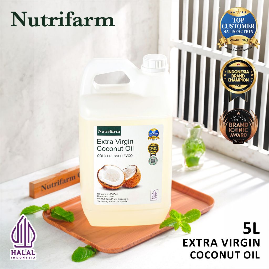 Nutrifarm Extra Virgin Coconut Oil 5 Liter