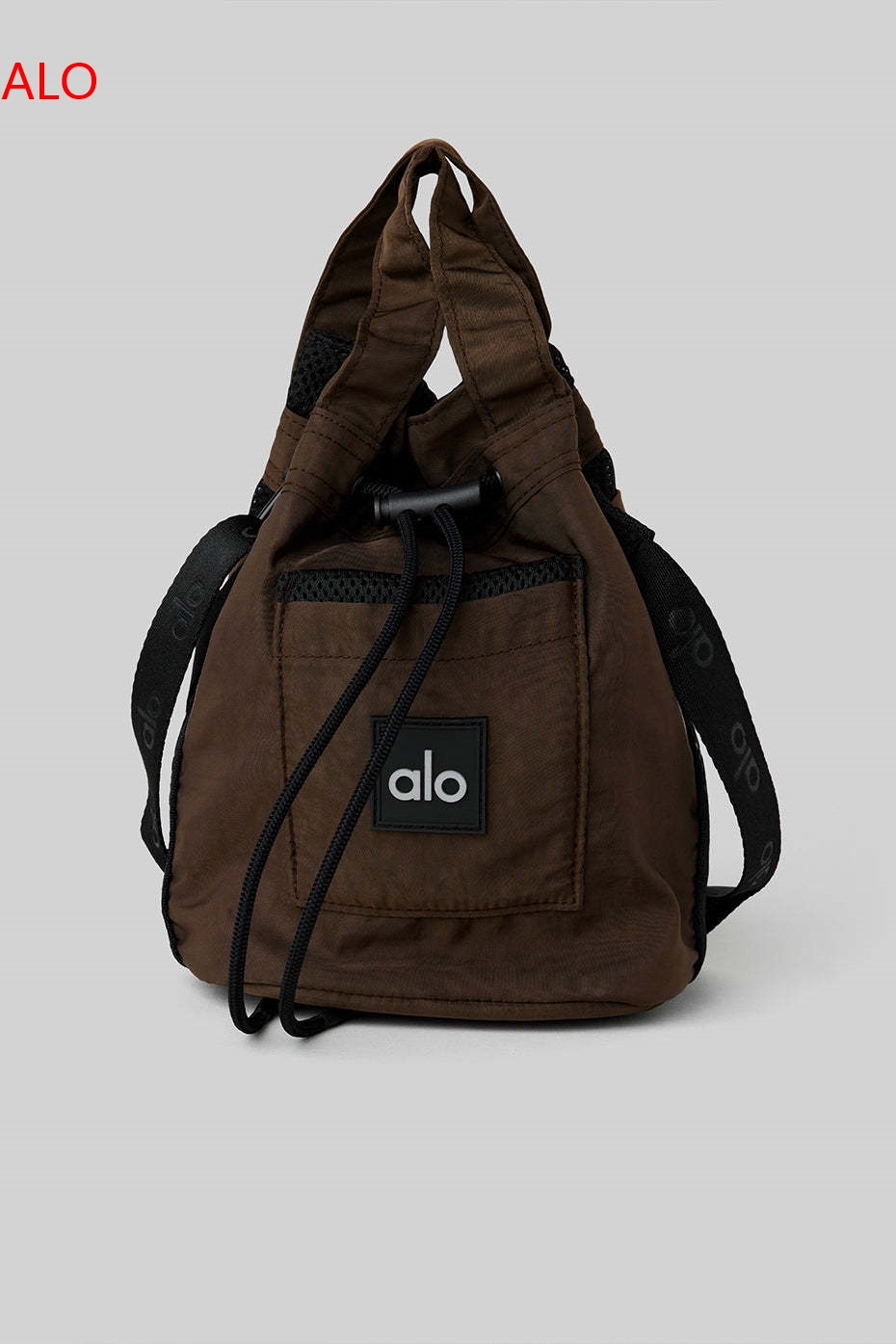 【New】 A Alo Yoa Bucket Bag Leisure Sports Shoulder Bag Womens Small Portable Yoga Bag Outdoor Storag