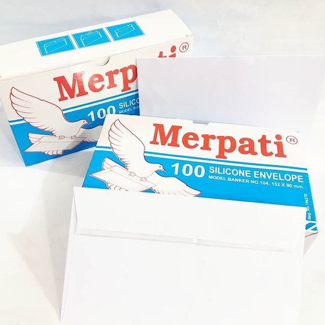 FS - 1 Pack Amplop Merpati Besar ( KIKY ) 104 Amplop Isi 100 Lembar Uk 152 x 90 MM