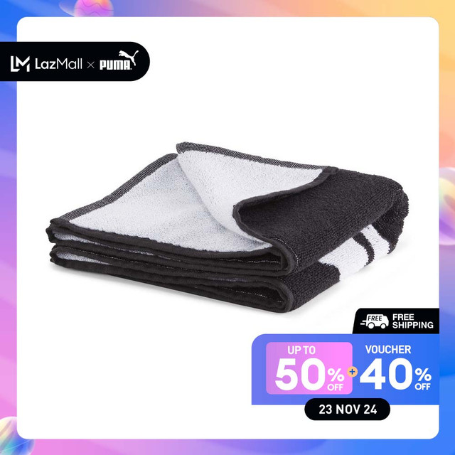 PUMA FOOTBALL - TEAM Towel Small (50x100) Black 05455301 ราคา 750 บาท*ส่งฟรี