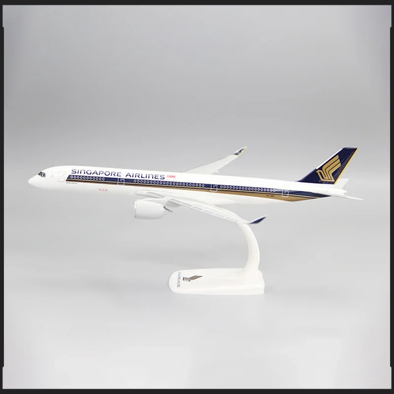 静的航空機モデル 1/142 A350 シンガポール航空航空機モデルダイ 静的航空機モデル 1/142 A350 シンガポール航空航空機モデルダイ