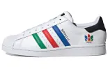 Superstar Adidas Originals Colorful Trefoil - Cloud White-FU9521