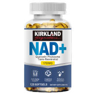 KIRKLAND NAD Supplement Softgels 1700mg，เพิ่มพลังงาน NAD+ และช่วยต่อต้านริ้วรอย