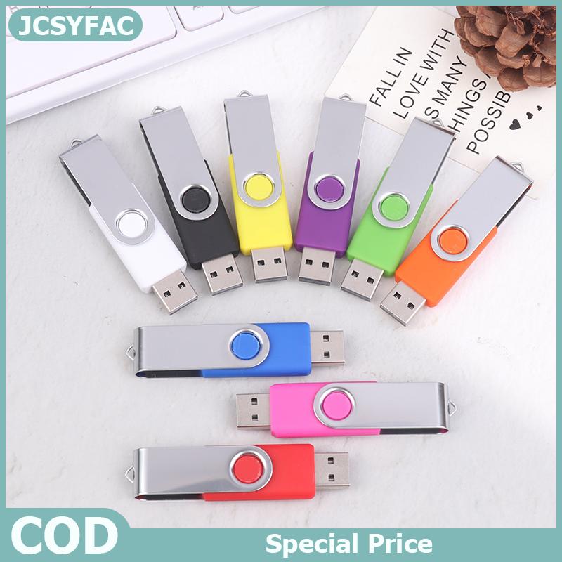 JCSYFAC แฟลชไดรฟ์ USB สีความจุ64เมตรไดรฟ์ปากกาหน่วยความจำเหมาะสำหรับคอมพิวเตอร์และแล็ปท็อป ราคา 56 บาท*ส่งฟรี