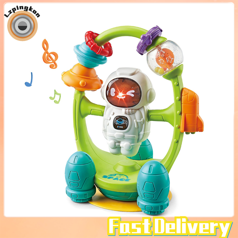 Lzpingkon ready stock High Chair Toy With Suction Cup Electric Astronauts