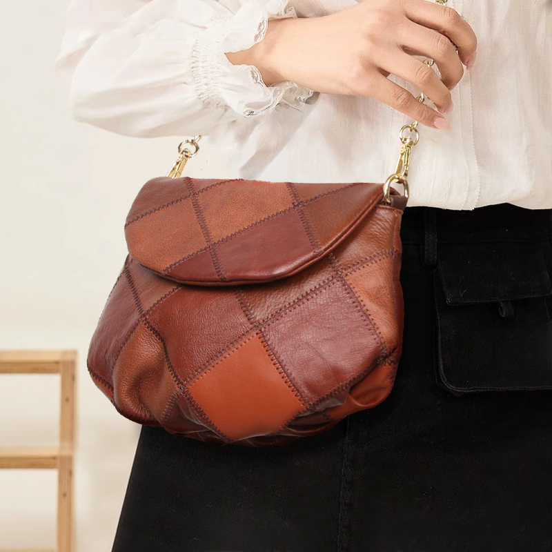Crossbody Bags with Chain Strap Small Women's Shoulder Bag Genuine Leather Women's Bag ราคา 1,320 บาท*ส่งฟรี
