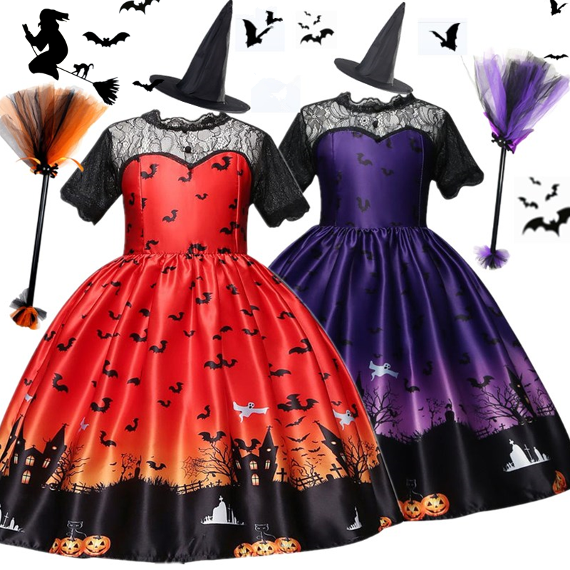Halloween ma thuật phù thủy cô gái trang phục ma BAT tối phù thủy lễ hội