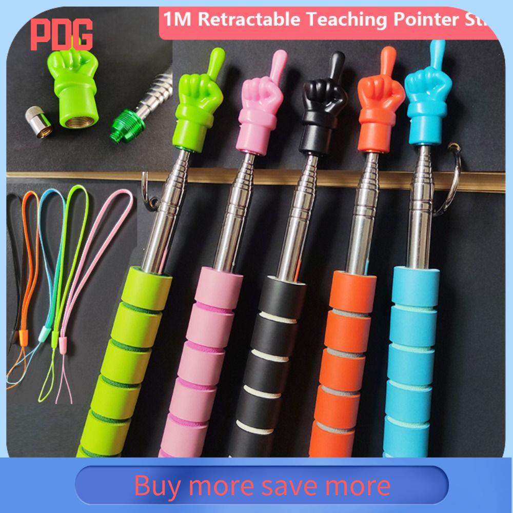 PDG 1m Gậy dạy học Cầm tay Đầu ngón tay Con trỏ bảng trắng Chất lượng cao Co giãn Con trỏ giảng dạy Trường học văn phòng