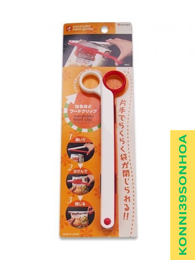 Kẹp miệng túi inomata hình cây kéo nhật bản 4905596620600 - konni39 sơn hoà