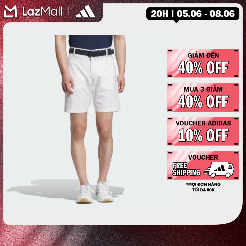 adidas Đánh gôn Quần Short Golf PG Nam trắng JE7147