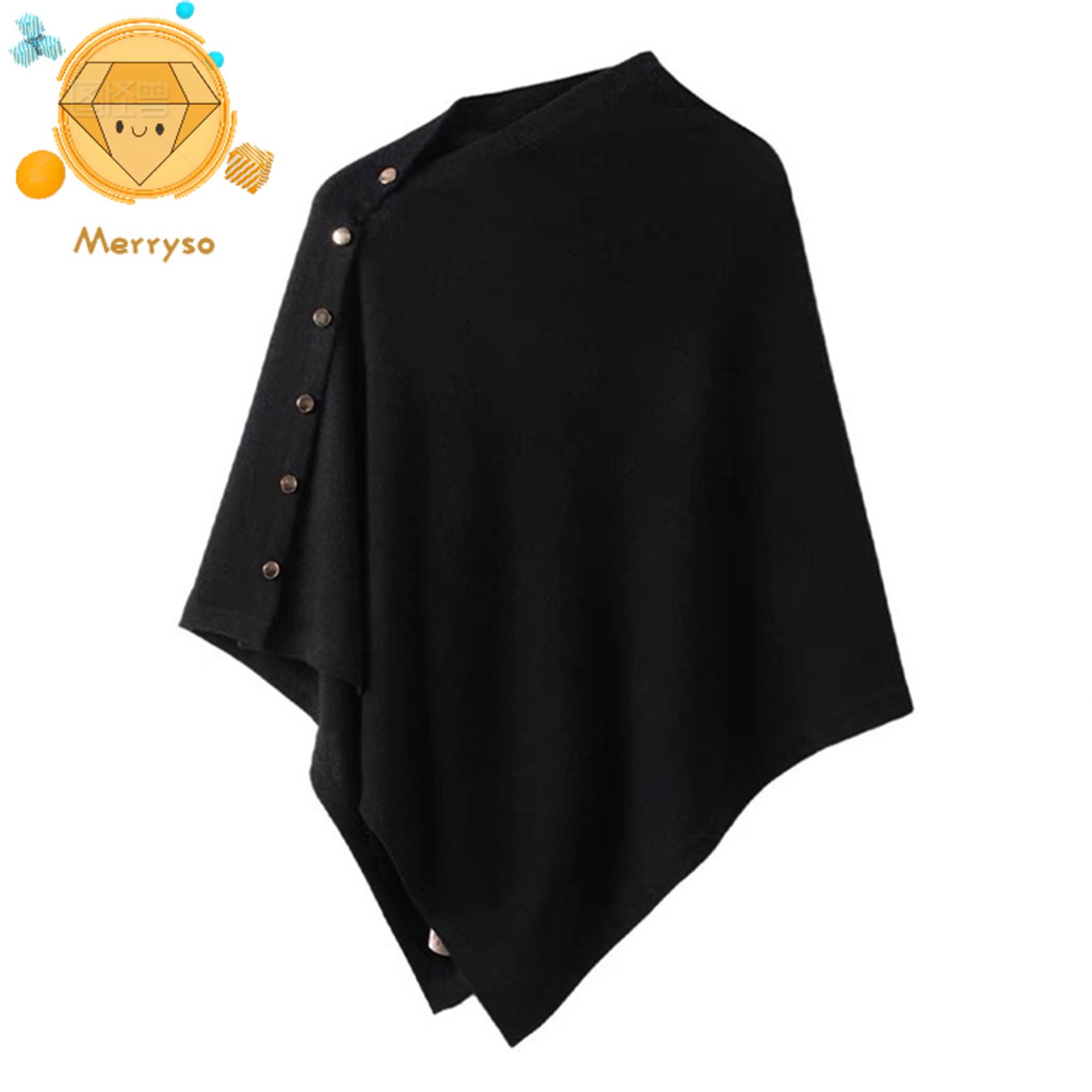 Soft Cozy Scarf Merino Wool Scarf Women’s Winter Shawl Cape with Buttons – Soft Thickened Cozy Autumn Winter Wrap – Solid Color Warm Shawl Tops for Ladies ราคา 510 บาท*ส่งฟรี