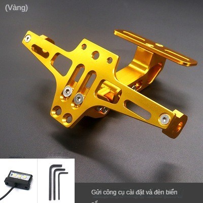 Pát biển số CNC xe máy xe điện Với đèn đuôi khung biển số xe máy gắn xe máy  pass biển CNC  pat biển