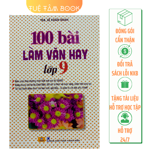 Sách - 100 bài làm văn hay lớp 9