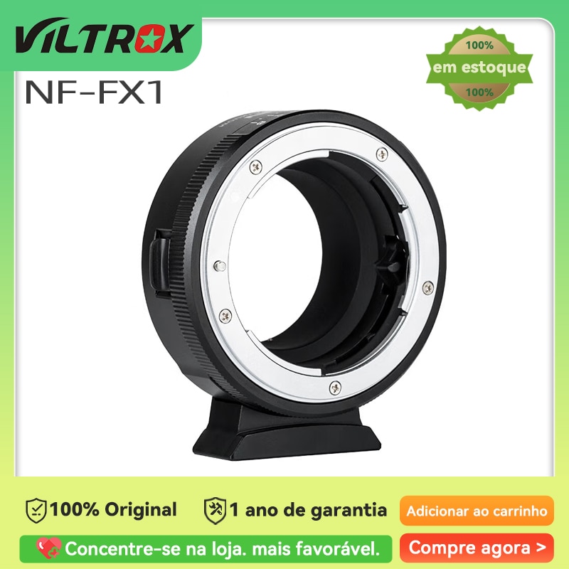 Viltrox NF-FX1 Camera Lens Adapter W Mount Adjustable Aperture For Nikon