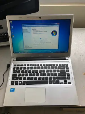 Laptop văn phòng cũ mỏng nhẹ Acer V5-431,celeron 887,4GB Ram,320GB HDD, 13ich