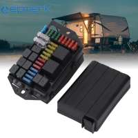 กล่องรีเลย์ฟิวส์ขั้วใบมีด Lepmerk ชุดกล่องฟิวส์กันน้ำสำหรับรถยนต์