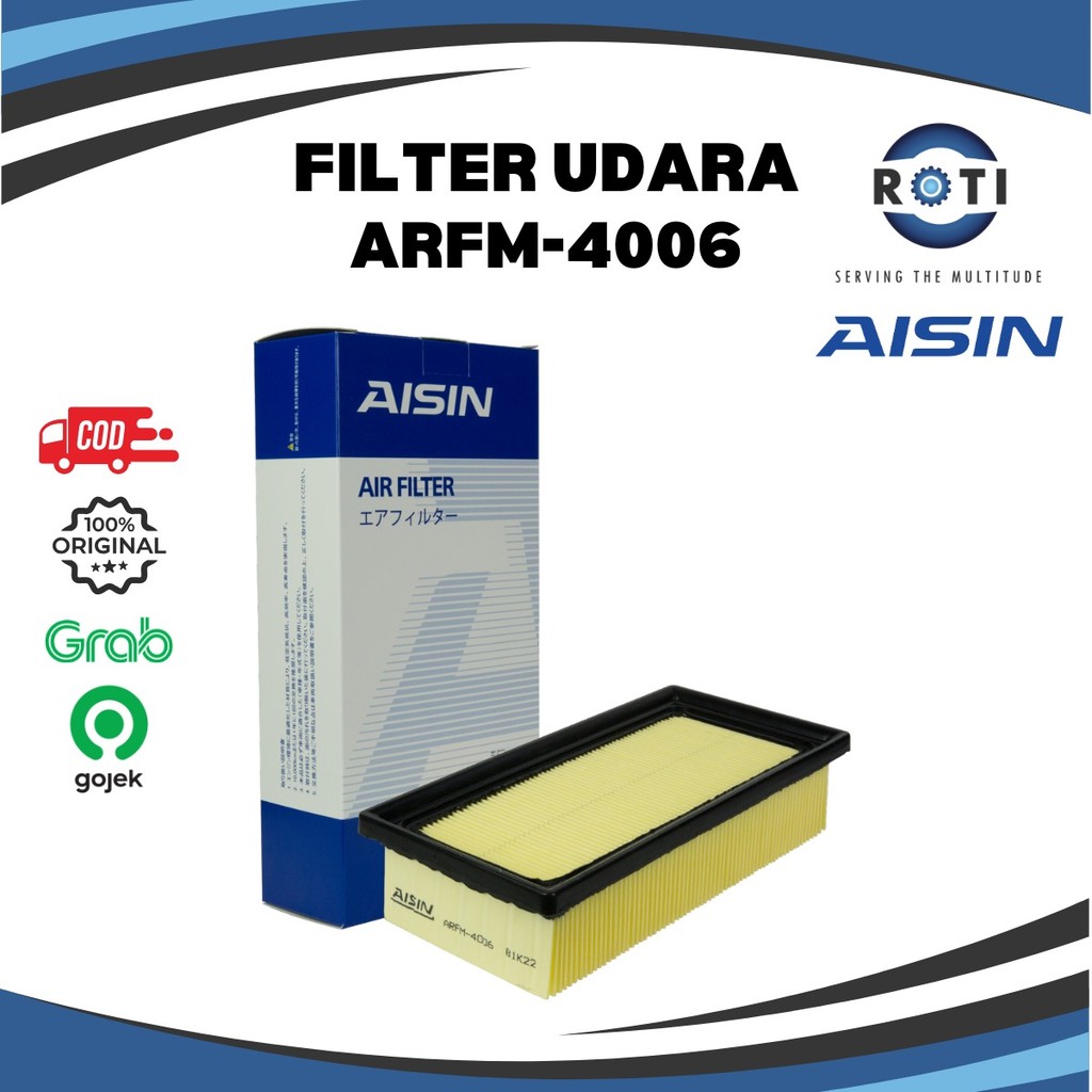 FILTER UDARA XPANDER 2021, MITSUBISHI MIRAGE 2012 AISIN ARFM-4006 Harga 65,990 Ringgit*Penghantaran Percuma