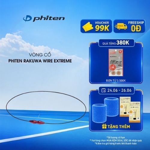 Vòng Cổ Phiten Rakuwa Necklace Wire Extreme